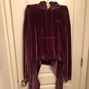Victoria’s Secret Pink velvet jogging suit